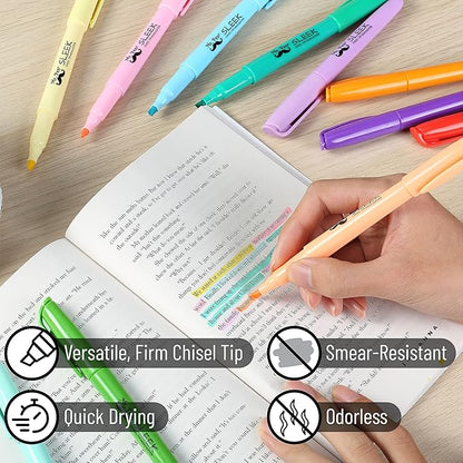 Mr. Pen- Highlighter Set, 144Pack, Pastel Highlighters Chisel Tip, Bulk Highlighters Assorted Colors, Colored Highlighters Bulk, Highlighters No Bleed, Colorful Highlighters Pastel, Highlighter Pens