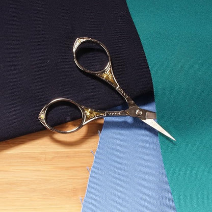 JubileeYarn Sun Motif Embroidery Craft Scissors - Bronze - 3 Scissors