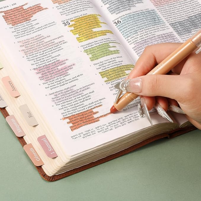 Mr. Pen- Gel Highlighters, 16 Pack, Soft & Muted Colors, No Bleed Bible Markers