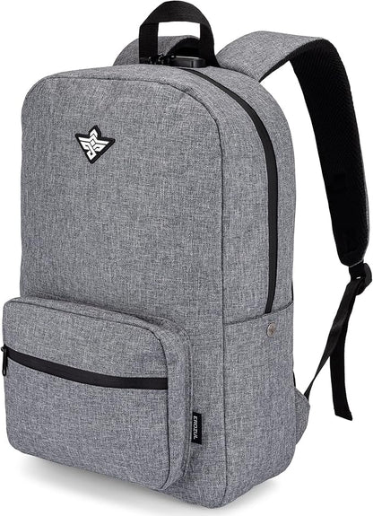 Legend Laptop Backpack with Anti Theft Combination Lock Weather Resistant (Gray)