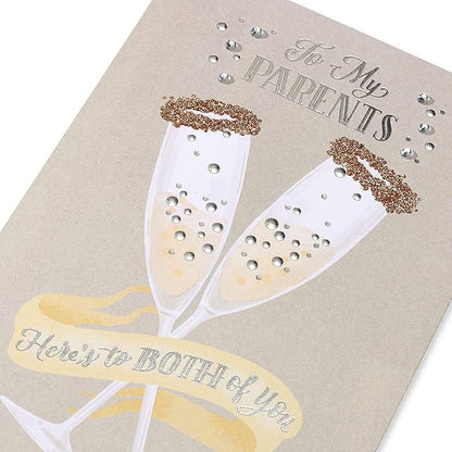 American Greetings Anniversary Card for Parents (Love is Worth Keeping)