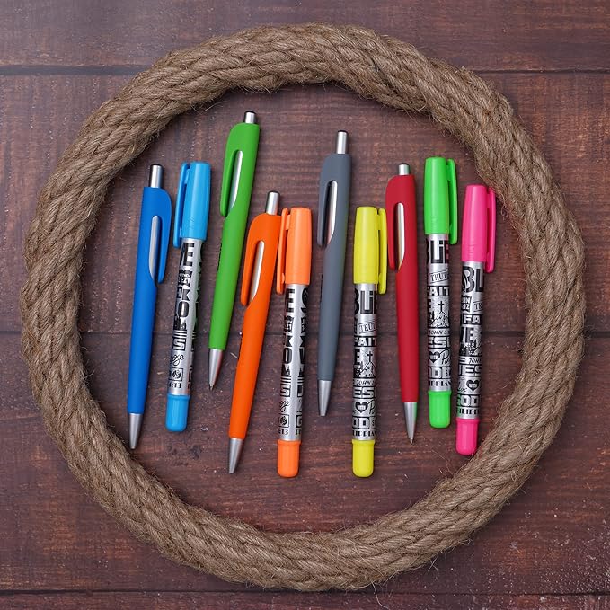 BLIEVE- Bible Study Kit With Gel Highlighters And Pens No Bleed Through, Amazing Bible Highlighter and Pens Fine Tip set Planner Supplies Gifts (10 Pack)