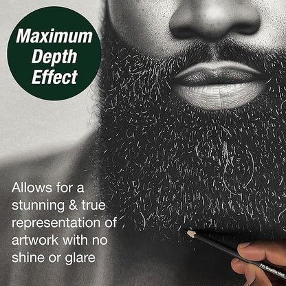 Faber-Castell 3 Count Pitt Graphite Matte Tin - HB, 2B, 4B - Matte Black Graphite Pencils