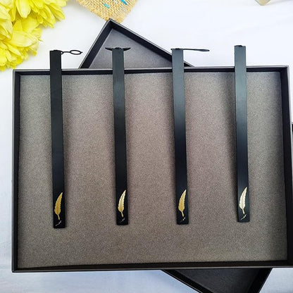 Owl Witch Wizard Bookmark Magic Metal Bookmark Beautiful Bookmark for Girls, Boys, Kids, Book Club Gift for Teacher Gift Lightning Bookmark Gifts Bookish Gifts for Book Lovers (4 Pack Gift Set)