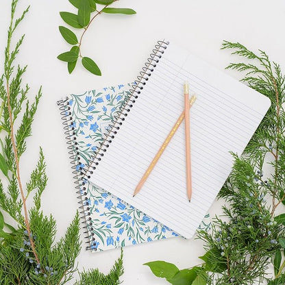 Decomposition Mermaids College Ruled Spiral Notebook - 9.75 x 7.5 Journal with 160 Lined Pages - 100% Recycled Paper - Cute Notebooks for School Supplies, Home & Office - Made in USA