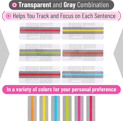Mr. Pen- Guided Reading Strips, 18 Pack, Highlighter Strips, Bookmarks for Kids, Highlight Strips for Books, Reading Trackers for Kids, Highlighter Strips for Reading, Book Highlighter Strips