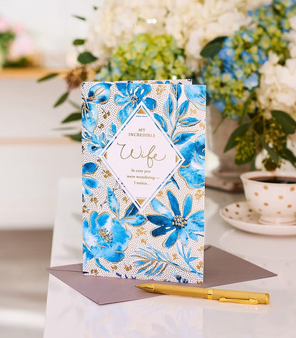 American Greetings Anniversary Card for Wife (I Notice)