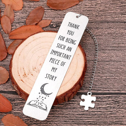 Thank You Gifts for Women Men Bookmarks for Book Lovers Employee Appreciation Gifts for Coworkers Boss Male Teacher Gifts Valentine Christmas Metal Bookmark Gifts for Readers Retired Office Bulk Gifts