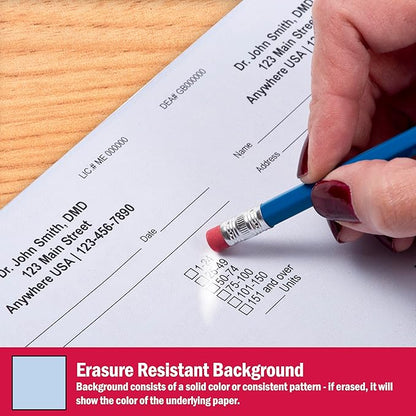 DocuGard Premier Medical Security Paper for Printing Prescriptions and Preventing Fraud, CMS Approved, 10 Security Features, Laser and Inkjet Safe, Blue, 8.5 x 11, 24 lb., 500 Sheets (04543)