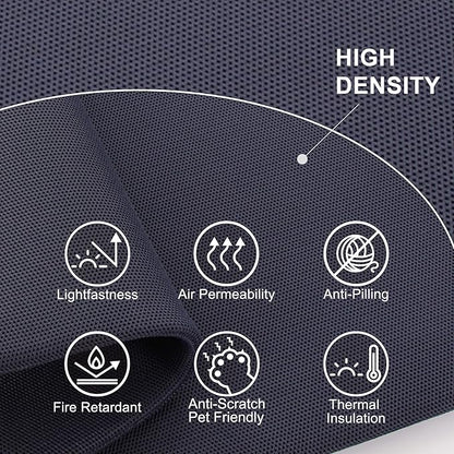 Desk Divider, Portable Desk Privacy Panel Shield for Office, Student, Classroom, Freestanding, Scratch Resistance, 48"x18", Cobalt