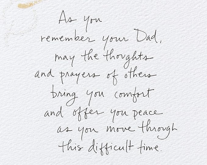 American Greetings Sympathy Card for Loss of Father (Never Easy)