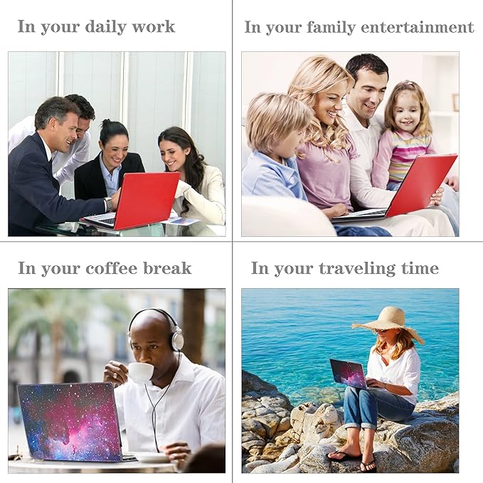 Alapmk Protective Case for 14" Dell Inspiron 14 5425 5420 5430/Inspiron 14 2-in-1 7425 7420 & IdeaPad Flex 5i Chromebook 14 [Not fit Inspiron 14 5410 5418/Inspiron 14 2-in-1 7405],Starry Night