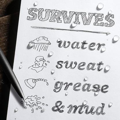 Rite in the Rain Weatherproof Side Spiral Notebook, 4.875" x 7", Blue Cover, Universal Pattern, 3 Pack (No. 273L3)