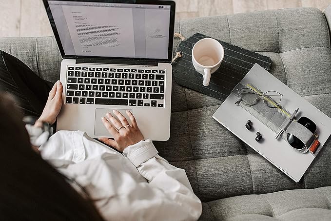 Beblau Slim Portable Tech Organizer – Attachable Laptop & Notebook Accessory | Fits 13"-17" | Backpack Insert & Desk Organizer | Office, Home, & School | Work-from-Home Essentials | Christmas Gift