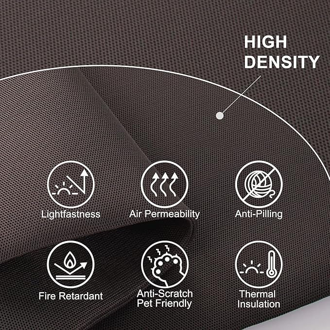 Desk Divider, Portable Desktop Privacy Panels Partition for Study, Home Office, Workplace, Students, Free Standing, Anti-Scratch, 48"x18", Iron