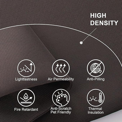 Desk Divider, Portable Desktop Privacy Panels Partition for Study, Home Office, Workplace, Students, Free Standing, Anti-Scratch, 48"x18", Iron