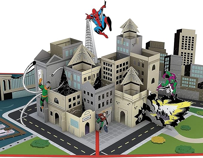 Lovepop Marvel’s Spider-Man You're Amazing! Pop Up Card, 5x7 - Pop Up Birthday Card, Spiderman Birthday Card, Superhero Card, Spiderman Funko Pop, Birthday Card for Boy or Grandson