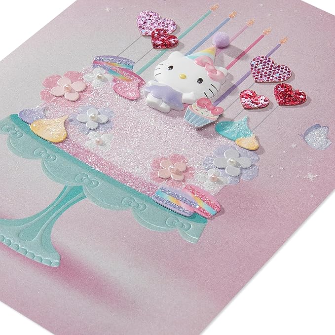 Papyrus Hello Kitty Birthday Card (Sweet & Wonderful)
