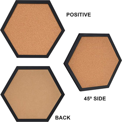 4 Packs Cork Board,Corkboards for Wall,Small Cork Board Decorations,Cork Boards for Walls with Frame, Decorative for Office, School & Home