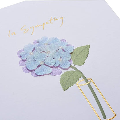 Papyrus Sympathy Card (Floral Vase)