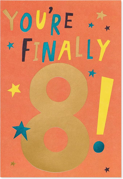 American Greetings 8th Birthday Card (Time to Celebrate)