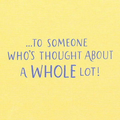 American Greetings Half-Birthday Card (A Whole Lot)