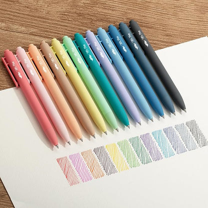 Mr. Pen- Retractable Gel Pens, 12 Pack, Fast Dry, Gel Pens Fine Point 0.7mm, Retractable Pens, Cute Pens, Gel Ink Pens, Aesthetic Pens for Journaling, Fine Tip Pens