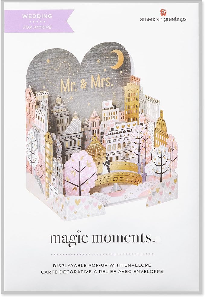 American Greetings Pop Up Wedding Card (Happily Ever After)