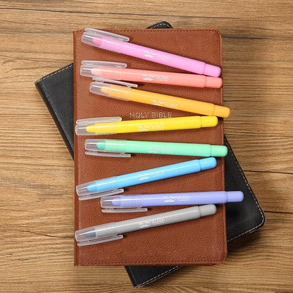 Mr. Pen- Gel Highlighter, 8 Pack, Friendly Colors, Bible Highlighters No Bleed, No Bleed Highlighters, Bible Highlighter, Bible Markers, Gel Highlighters for Bibles, Highlighter
