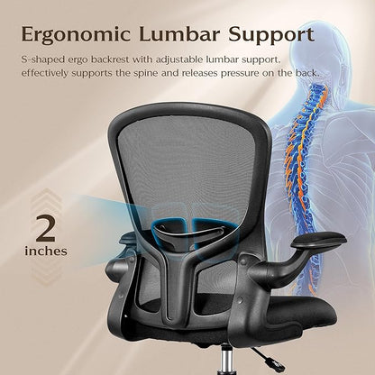 FelixKing Drafting Chair, Tall Office Chairs with Footrest Ring, Home Standing Desk High Chair with Lumbar Support Adjustable Counter Height Ergonomic Swviel Rolling Chairs for Working (Black)