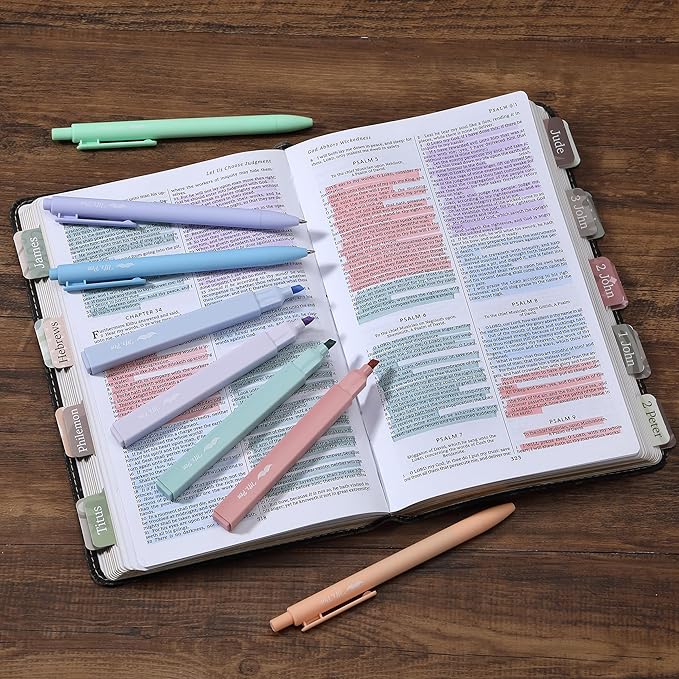 Mr. Pen- Aesthetic Highlighters and Gel Pens, 8 Pack, Assorted Color Highlighters, Colorful Ink Gel Pens, Highlighter Pens, Cute Highlighters, Gel Pens