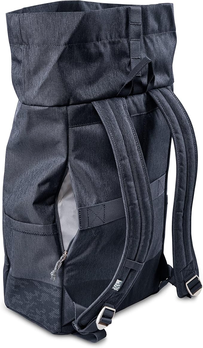 Skyway Luggage Rainier Rolltop Commuter Casual Daypack for Work or Hiking, Eco-Friendly, Made of 100% rPET Travel Laptop Bag for Women & Men, 20L, Tahoe Blue