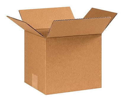 Aviditi 877 Corrugated Cardboard Box, 8" L x 7" W x 7" H, Kraft, for Shipping, Packing and Moving (Pack of 25)