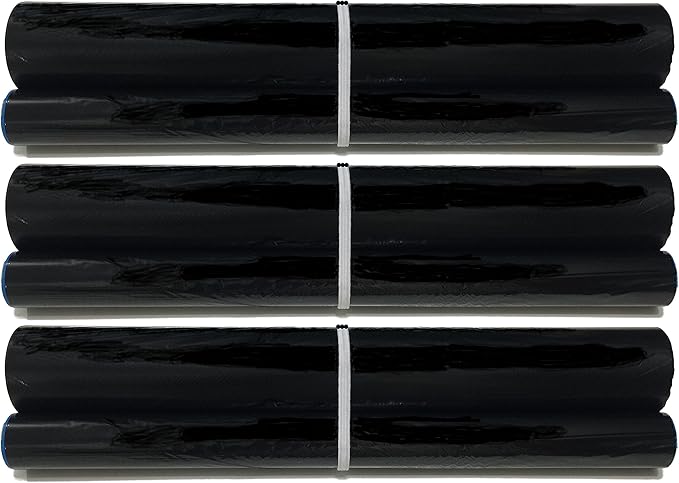 3-pack of UX-5CR Fax Film Ribbon Refill Rolls Compatible with Sharp Fax UX-P100 UX-P105 UX-P115 UX-P200 UX-P200RF UX-CL220 UX-255 UX-A255 UX-260 UX-A260 UX-CC500 UX-CD600 UX-LD600