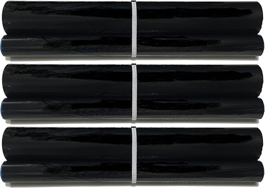 3-pack of UX-5CR Fax Film Ribbon Refill Rolls Compatible with Sharp Fax UX-P100 UX-P105 UX-P115 UX-P200 UX-P200RF UX-CL220 UX-255 UX-A255 UX-260 UX-A260 UX-CC500 UX-CD600 UX-LD600
