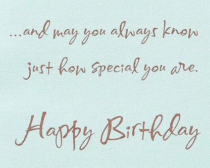 American Greetings Religious Birthday Card (Beach)