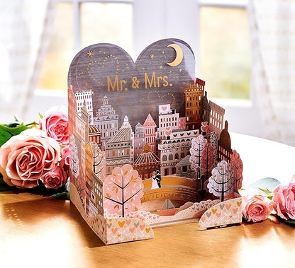American Greetings Pop Up Wedding Card (Happily Ever After)