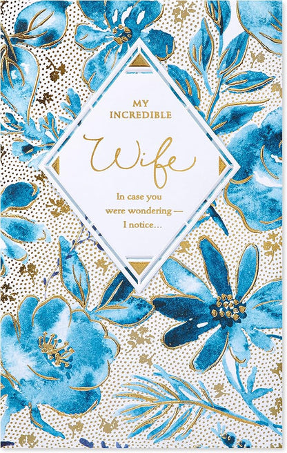 American Greetings Anniversary Card for Wife (I Notice)