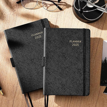 2025 Planner - Planner 2025 Weekly and Monthly with Stickers, JAN. 2025 - DEC. 2025, 5.75" X 8.25", 2025 Calendar Planner Premium Paper, Pen Holder, Inner Pocket and 44 Notes Pages