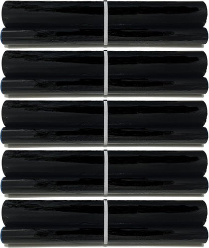 5-Pack of UX-5CR Fax Film Ribbon Refill Rolls Compatible with Sharp Fax UX-P100 UX-P105 UX-P115 UX-P200 UX-P200RF UX-CL220 UX-255 UX-A255 UX-260 UX-A260 UX-CC500 UX-CD600 UX-LD600
