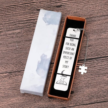 Thank You Gifts for Women Men Bookmarks for Book Lovers Employee Appreciation Gifts for Coworkers Boss Male Teacher Gifts Valentine Christmas Metal Bookmark Gifts for Readers Retired Office Bulk Gifts