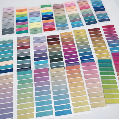 4800pcs Book Annotation Tabs, Sticky Book Tabs for Annotating, Morandi Sticky Notes for Binder, Page Markers, Multi-Colored Writable and Repositionable Annotation Supplies