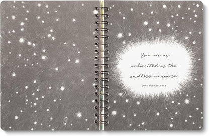Compendium Spiral Notebook - There is a voice that doesn't use words. Listen. — A Designer Spiral Notebook with 192 Lined Pages, College Ruled, 7.5”W x 9.25”H