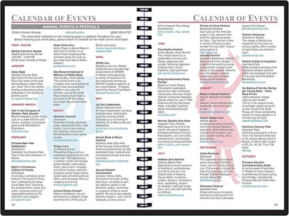 2025 Datebook & City Themed Planner – Resource Guide with Daily, Weekly & Monthly Views – 3-Year Reference Calendar - Multi-Purpose Travel Notebook Guide & Adventure Diary (Oahu '25)