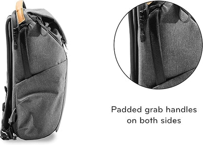 Peak Design Everyday Backpack V2 20L, Camera Bag, Laptop Backpack with Tablet Sleeves, Charcoal (BEDB-20-CH-2)