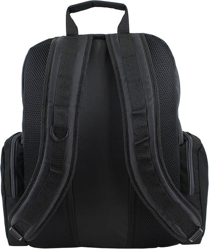 Eastsport Extra Large Backpack Expandable Oversized For Travel Hiking Work Camping Sports Outdoors With Drawstring Bag 18x13.5x9.5 Mochila De Viaje Black