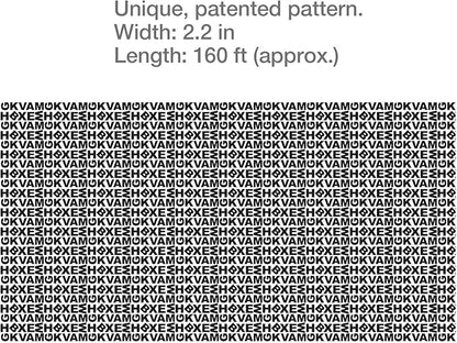 Identity Theft Prevention Security Stamp Wide Roller Security Stamp Kits (White)