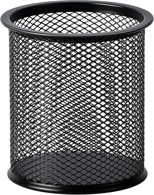 Amazon Basics Wire Mesh Pen Cup, Black