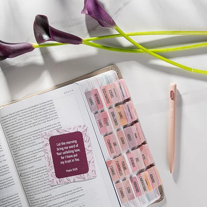 DIVERSEBEE Bible Verse Cards, 60 Unique, Assorted Mini Scripture Encouragement Motivational Inspirational Prayer Cards, Christian Bible Gifts (Delicate)