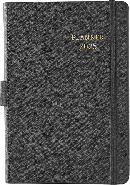 2025 Planner - Planner 2025 Weekly and Monthly with Stickers, JAN. 2025 - DEC. 2025, 5.75" X 8.25", 2025 Calendar Planner Premium Paper, Pen Holder, Inner Pocket and 44 Notes Pages